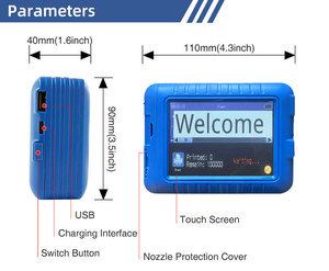 信仰12.7毫米便携式迷你喷墨打印机支持蓝牙功能，用于编码和标记打印 - Product Image 2