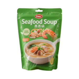 Feuille d'aluminium laminé personnalisée de qualité alimentaire longue durée de conservation thermoscellable aliment bouillant soupe de fruits de mer aliment bouillant pochette de cornue - Product Image 3