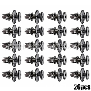 B142 Car Lower Skirt Clips Nylon Plastic 20Pcs For BMW 3 <b>Series</b> <b>6</b> <b>Series</b> X1 X6 E90 Replacement Fasteners - Product Image 1