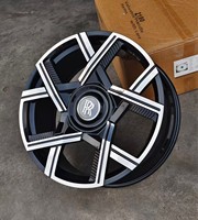 Jantes en alliage d'aluminium sur mesure ODM avec motif de boulons personnalisé, 15-22 pouces, ajustement universel