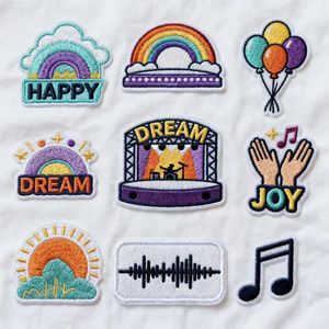 中国刺繍メーカーカスタム服刺繍パッチ - Product Image 3