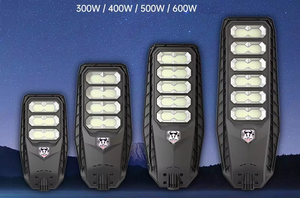 경제 새로운 디자인 태양 광 가로등 야외 레이더 센서 높은 발광 300W 600W 주거용 가로등 태양 광 가로등 - Product Image 2