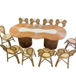 Silla Infantil de Ratán Hecha a Mano para Fiestas de Cumpleaños, Asiento Infantil de Mimbre Ecológico, Estilo Boho Ligero - Product Image 4