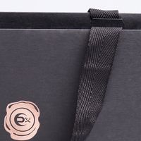 Sac en papier de marque bien connue emballage de produit de taille boîte cadeau emballage sac en papier avec poignée vente en gros