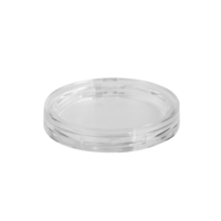 Palette de maquillage ronde transparente en plastique H088, emballage cosmétique compact, étui pour poudre pressée, couleur nude, prix