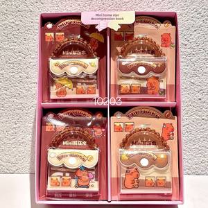 Mini carnet de notes avec motif capybara, cadeau créatif pour étudiants, bloc-notes d'étude portable - Product Image 2