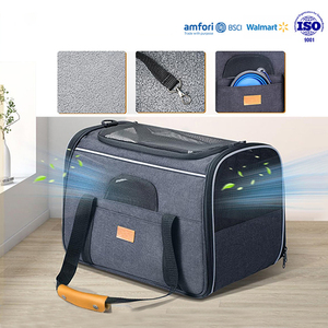 Sac de <span class=keywords><strong>transport</strong></span> de luxe pour chiot approuvé par les compagnies aériennes, sac de <span class=keywords><strong>transport</strong></span> pour chat et chien pour animaux de compagnie - Product Image 3