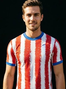 Maglia da Calcio Paraguay 2026 Nuova Los Guaranies Gómez Balbuena Enciso Manica Corta Stampata 100% Poliestere Asciugatura Rapida Estiva - Product Image 1