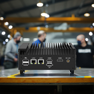 N100 Mini PC <span class=keywords><strong>Intel</strong></span> <span class=keywords><strong>Core</strong></span> Quad Processor Fanless DDR4 16GB RAM 512GB SSD Computadora industrial integrada Compatible con 2 RS232 RS485 Nuevo - Product Image 3