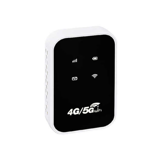 High-Speed Advanced MiFi Wireless Pocket Router 4G & 4G LTE Card Slot Firewall Function Battery Included for Outdoor Use