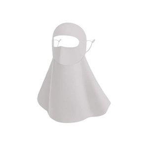 Masque de protection solaire intégral respirant anti-UV pour l'été, cyclisme en extérieur, protection du cou, unisexe, couleur unie - Product Image 2