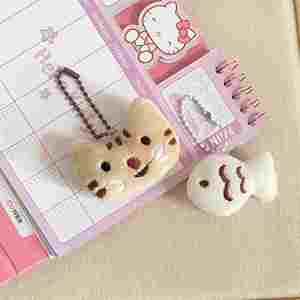 Cute cat Fish Plush Coin Purse Cartoon Mini Plush Doll Bag Pendant Earphone Bag Gift Portable Card Bag Mini Purse Plush <b>Wallet</b> - Product Image 6