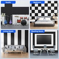 Panneau sonore en feutre PET haute densité Panneaux muraux acoustiques blancs modernes pour la maison Studio bureau hôtel décor extérieur insonorisé