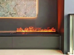 Nueva luz LED 3D llama decorativa fuego eléctrico atomizado <span class=keywords><strong>agua</strong></span> <span class=keywords><strong>vapor</strong></span> insertado <span class=keywords><strong>chimenea</strong></span> eléctrica Control remoto hogar Hotel - Product Image 5