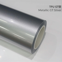 Emballage de voiture en argent GT de haute qualité Film de protection de peinture en TPU facile à appliquer Caractéristique de changement de couleur en vinyle étanche