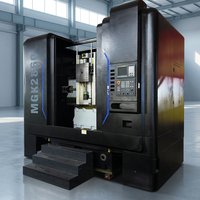 Centro de rectificado vertical CNC de precisión, rectificadora de superficies ID/OD de configuración única para piezas de metal duro, sistema de control Siemens