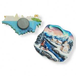 Vente en gros de souvenirs promotionnels en résine pour la décoration de la maison et de la cuisine, aimants pour réfrigérateur - Product Image 5