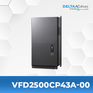 Variateur de fréquence VFD CP2000 Series, modèle VFD2500CP43A-00, 250KW, 340HP, 460VAC, 481A, neuf et original, en stock - Product Image 2