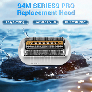 Cabezal de Repuesto para Afeitadora Eléctrica Facial y Corporal 94M, Compatible con <span class=keywords><strong>Braun</strong></span> <span class=keywords><strong>Serie</strong></span> <span class=keywords><strong>9</strong></span>, Plateado, Recargable por USB, IPX6 - Product Image 4