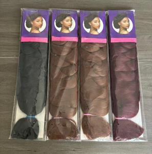 Extensions <span class=keywords><strong>de</strong></span> tresses synthétiques Jumbo 82 pouces à prix abordable, cheveux à crocheter pour femmes noires, ombrés et sans nœuds - Product Image 1