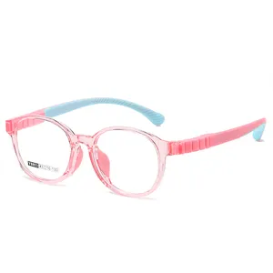 New 2023 Kids Tr90 Silicon Optical Frames Boys Girls Glasses Eyewear