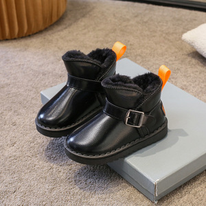 2023 Direct Furry enfants neige hiver bébé coton <span class=keywords><strong>bottes</strong></span> épaissir filles réchauffement garçons velours anti-neige <span class=keywords><strong>bottes</strong></span> bottines - Product Image 2