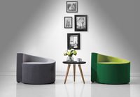 Meubles ronds à une place, chaises de loisirs simples, canapé coloré et moderne, vente en gros,