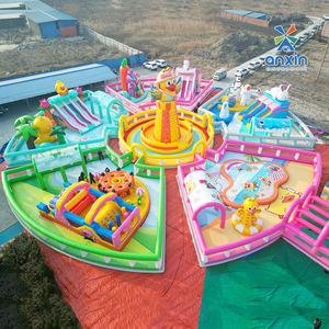 Château gonflable géant personnalisé en usine avec toboggan aquatique, aire <span class=keywords><strong>de</strong></span> <span class=keywords><strong>jeux</strong></span> aquatique <span class=keywords><strong>de</strong></span> qualité commerciale pour parcs d'attractions et stations balnéaires - Product Image 2