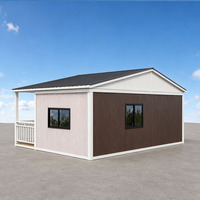 Maison préfabriquée en structure acier, pliable et extensible, prête à être expédiée, maison mobile préfabriquée, petite maison à 2, 3 ou 4 chambres