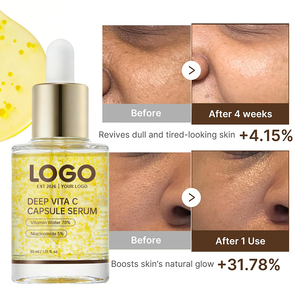 Sérum en capsules OEM de haute qualité à 5 % de Niacinamide et Vitamine C, hydratant, non irritant, pour éclaircir la peau ternie et redonner éclat naturel. - Product Image 1