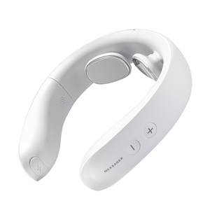 Electric Body Shoulder <strong>Back</strong> Heat Neck <strong>Massage</strong> Machine Instrument <strong>Device</strong> Cervical Cordless Pillow Neck Massager - Product Image 1