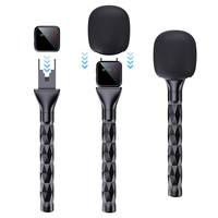 Poignée en métal OEM pour microphone sans fil, idéale pour les interviews, l'enseignement, les podcasts, le vlogging et l'enregistrement vidéo