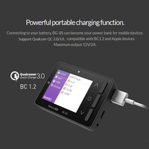 เครื่องตรวจสอบแบตเตอรี่ Lipo BG-8S เครื่องทดสอบ/ตรวจสอบแบตเตอรี่ดิจิตอลอัจฉริยะพร้อมจอแสดงผล LCD เครื่องทดสอบความจุของแบตเตอรี่สำหรับอายุการใช้งาน/Li-Ion/NiMH - Product Image 6