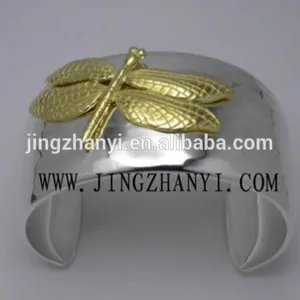 2021 fashion jewelry 18k gold plate silver bracelet vners