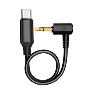 3.5mm TRS để Loại-C cable1 Microphone Adapter phổ Cáp âm thanh cho máy ảnh Android iPhone Card âm thanh DSLR