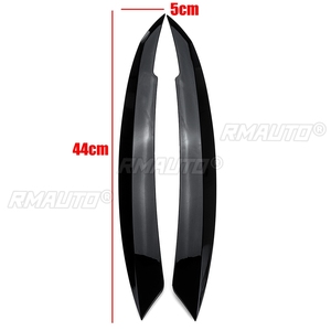ไฟหน้ารถแบบคู่แต่งเปลือกตาบนขอบ ABS สำหรับ Volkswagen สำหรับ VW สำหรับ Jetta MK6 Sagitar NCS 2010 2011-2018แต่งรถ - Product Image 5