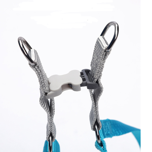 Juego de arnés y correa para perros y gatos pequeños de seguridad de poliéster de color sólido - Product Image 4