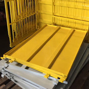 Carros de recogida de supermercado Carros de logística al por mayor Particiones opcionales Acero de suministro directo multicapa plegable - Product Image 5