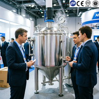 Cuve de mélange cosmétique avec agitateur à spatule, en acier inoxydable, pour la production de crèmes et onguents, capacité 50L-2000L
