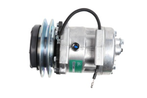 Compresor de Aire Acondicionado KINDRESUN de 24v para Excavadora SK210-6 <span class=keywords><strong>1B</strong></span> 7H13 YN20M00107F2 89-2746 TDKR151350S YT20M00022F4 LC91V00002F2 - Product Image 2