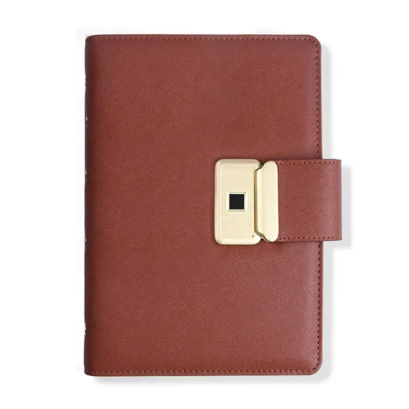 power bank engraved fingerprint smart usb power bank diary planner multifunction magnetic embossed binder notebook with pen