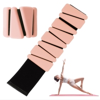 Poids de poignet et de cheville en silicone personnalisables avec logo, réglables, pour bras et jambes, avec bracelet et bande avec logo, vente en gros
