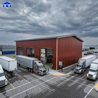 Almacén de Mantenimiento de Acero Ligero de Ensamblaje Rápido Apid con Puertas Multibay para Argentina