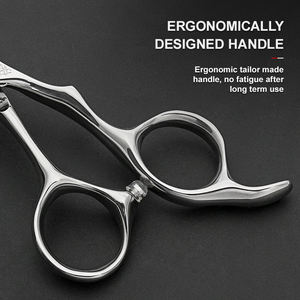 6.0 6.5 인치 가위 전문 최고 품질의 헤어 커팅 가위 날카로운 가장자리 이발사 헤어 가위 사용자 정의 로고 가위 - Product Image 6