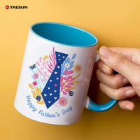 Mugs à Café en Céramique Vierge pour Sublimation de Noël, 11 Oz, en Porcelaine Blanche, Personnalisés avec Logo Imprimé – Vente en Gros