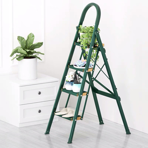 <span class=keywords><strong>Escalera</strong></span> de cocina de aluminio moderna de 3 escalones, <span class=keywords><strong>silla</strong></span> plegable portátil de seguridad <span class=keywords><strong>para</strong></span> el hogar <span class=keywords><strong>para</strong></span> uso en interiores y exteriores, estilo de diseño Industrial - Product Image 4