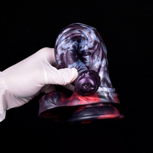 NNSX Flower Head Big <b>Dildo</b> Horse Cock Suction Cup Silicone Sex Toys for Women Vagina Anal Masturbation Horse <b>Dildo</b> 9 Inch - Product Image 2