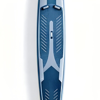 Tabla de Paddle Surf Inflable de Competición, Deslizamiento Rápido, Cubierta de PVC Antideslizante, Tabla SUP de Alto Rendimiento con Kit Completo de Accesorios