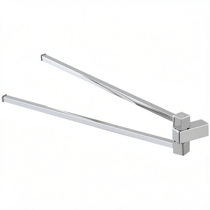 Porta toallas cromado serie Unica de 39 cm de longitud para uso en el baño - Product Image 3