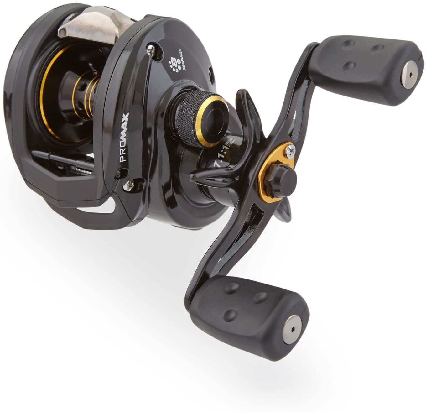 Abu Garcia Pro Max 207g Baitcasting Reel 7.1:1 Gear Ratio, 7+1BB